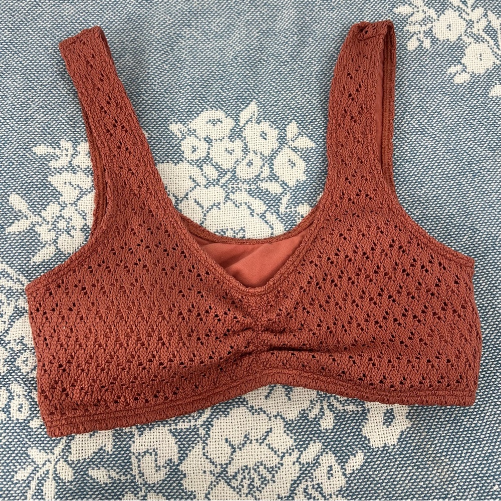 Hollister knit bikini top